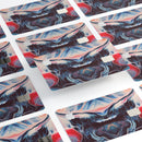 Liquid Abstract Paint Remix V23 - Premium Protective Decal Skin-Kit for the Apple Credit Card