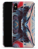Liquid Abstract Paint Remix V23 - iPhone X Clipit Case