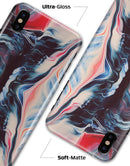 Liquid Abstract Paint Remix V23 - iPhone X Clipit Case