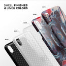 Liquid Abstract Paint Remix V23 - iPhone X Swappable Hybrid Case