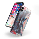 Liquid Abstract Paint Remix V23 - iPhone X Swappable Hybrid Case