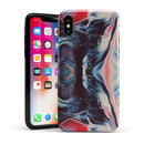 Liquid Abstract Paint Remix V23 - iPhone X Swappable Hybrid Case