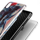 Liquid Abstract Paint Remix V23 - iPhone X Swappable Hybrid Case