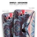 Liquid Abstract Paint Remix V23  - Protective Skin Wrap & Decal – Compatible with iPhone SE to iPhone 17 Pro Max (All Models)