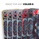 Liquid Abstract Paint Remix V23  - Protective Skin Wrap & Decal – Compatible with iPhone SE to iPhone 17 Pro Max (All Models)