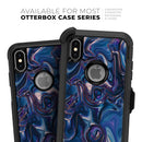 Liquid Abstract Paint Remix V24 - Skin Kit for the iPhone OtterBox Cases