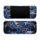 Liquid Abstract Paint Remix V24 // Full Body Skin Decal Wrap Kit for the Steam Deck handheld gaming computer
