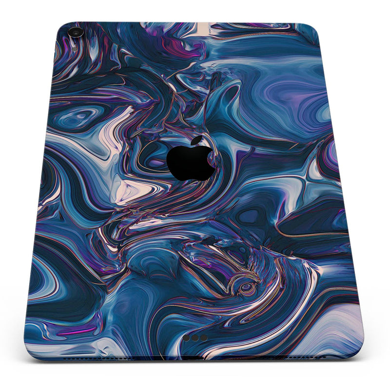 Liquid Abstract Paint Remix V24 - Full Body Skin Decal for the Apple iPad Pro 12.9", 11", 10.5", 9.7", Air or Mini (All Models Available)