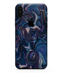 Liquid Abstract Paint Remix V24 - iPhone XS MAX, XS/X, 8/8+, 7/7+, 5/5S/SE Skin-Kit (All iPhones Available)