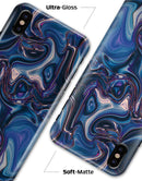 Liquid Abstract Paint Remix V24 - iPhone X Clipit Case