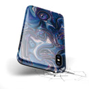 Liquid Abstract Paint Remix V24 - iPhone X Swappable Hybrid Case