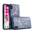 Liquid Abstract Paint Remix V24 - iPhone X Swappable Hybrid Case