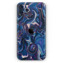 Liquid Abstract Paint Remix V24  - Protective Skin Wrap & Decal – Compatible with iPhone SE to iPhone 17 Pro Max (All Models)