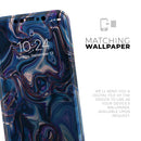 Liquid Abstract Paint Remix V24  - Protective Skin Wrap & Decal – Compatible with iPhone SE to iPhone 17 Pro Max (All Models)