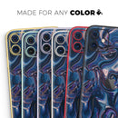Liquid Abstract Paint Remix V24  - Protective Skin Wrap & Decal – Compatible with iPhone SE to iPhone 17 Pro Max (All Models)