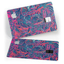 Liquid Abstract Paint Remix V25 - Premium Protective Decal Skin-Kit for the Apple Credit Card