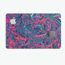 Liquid Abstract Paint Remix V25 - Premium Protective Decal Skin-Kit for the Apple Credit Card
