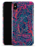 Liquid Abstract Paint Remix V25 - iPhone X Clipit Case