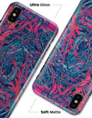 Liquid Abstract Paint Remix V25 - iPhone X Clipit Case