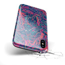 Liquid Abstract Paint Remix V25 - iPhone X Swappable Hybrid Case