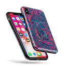 Liquid Abstract Paint Remix V25 - iPhone X Swappable Hybrid Case
