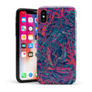 Liquid Abstract Paint Remix V25 - iPhone X Swappable Hybrid Case