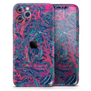 Liquid Abstract Paint Remix V25  - Protective Skin Wrap & Decal – Compatible with iPhone SE to iPhone 17 Pro Max (All Models)