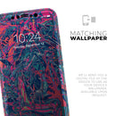 Liquid Abstract Paint Remix V25  - Protective Skin Wrap & Decal – Compatible with iPhone SE to iPhone 17 Pro Max (All Models)