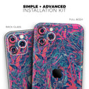 Liquid Abstract Paint Remix V25  - Protective Skin Wrap & Decal – Compatible with iPhone SE to iPhone 17 Pro Max (All Models)