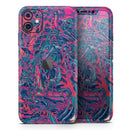 Liquid Abstract Paint Remix V25  - Protective Skin Wrap & Decal – Compatible with iPhone SE to iPhone 17 Pro Max (All Models)