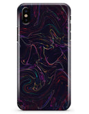 Liquid Abstract Paint Remix V26 - iPhone X Clipit Case