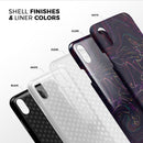 Liquid Abstract Paint Remix V26 - iPhone X Swappable Hybrid Case