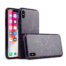 Liquid Abstract Paint Remix V26 - iPhone X Swappable Hybrid Case