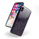 Liquid Abstract Paint Remix V26 - iPhone X Swappable Hybrid Case