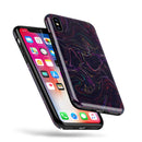 Liquid Abstract Paint Remix V26 - iPhone X Swappable Hybrid Case