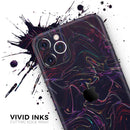 Liquid Abstract Paint Remix V26  - Protective Skin Wrap & Decal – Compatible with iPhone SE to iPhone 17 Pro Max (All Models)