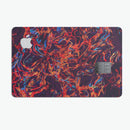 Liquid Abstract Paint Remix V27 - Premium Protective Decal Skin-Kit for the Apple Credit Card