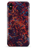 Liquid Abstract Paint Remix V27 - iPhone X Clipit Case