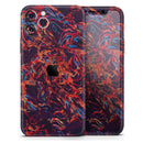 Liquid Abstract Paint Remix V27  - Protective Skin Wrap & Decal – Compatible with iPhone SE to iPhone 17 Pro Max (All Models)