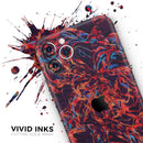 Liquid Abstract Paint Remix V27  - Protective Skin Wrap & Decal – Compatible with iPhone SE to iPhone 17 Pro Max (All Models)