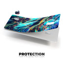 Liquid Abstract Paint Remix V28 - Premium Protective Decal Skin-Kit for the Apple Credit Card