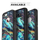 Liquid Abstract Paint Remix V28 - Skin Kit for the iPhone OtterBox Cases