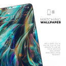 Liquid Abstract Paint Remix V28 - Full Body Skin Decal for the Apple iPad Pro 12.9", 11", 10.5", 9.7", Air or Mini (All Models Available)
