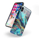 Liquid Abstract Paint Remix V28 - iPhone X Swappable Hybrid Case