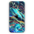 Liquid Abstract Paint Remix V28  - Protective Skin Wrap & Decal – Compatible with iPhone SE to iPhone 17 Pro Max (All Models)