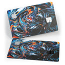 Liquid Abstract Paint Remix V2 - Premium Protective Decal Skin-Kit for the Apple Credit Card
