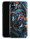Liquid Abstract Paint Remix V2 - iPhone X Clipit Case