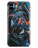 Liquid Abstract Paint Remix V2 - iPhone X Clipit Case