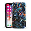 Liquid Abstract Paint Remix V2 - iPhone X Swappable Hybrid Case