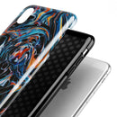 Liquid Abstract Paint Remix V2 - iPhone X Swappable Hybrid Case